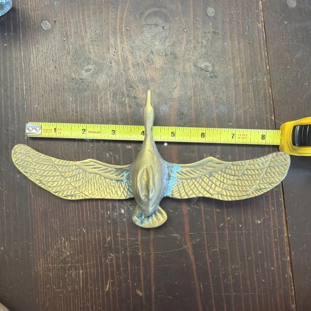 Brass Goose 8.5in